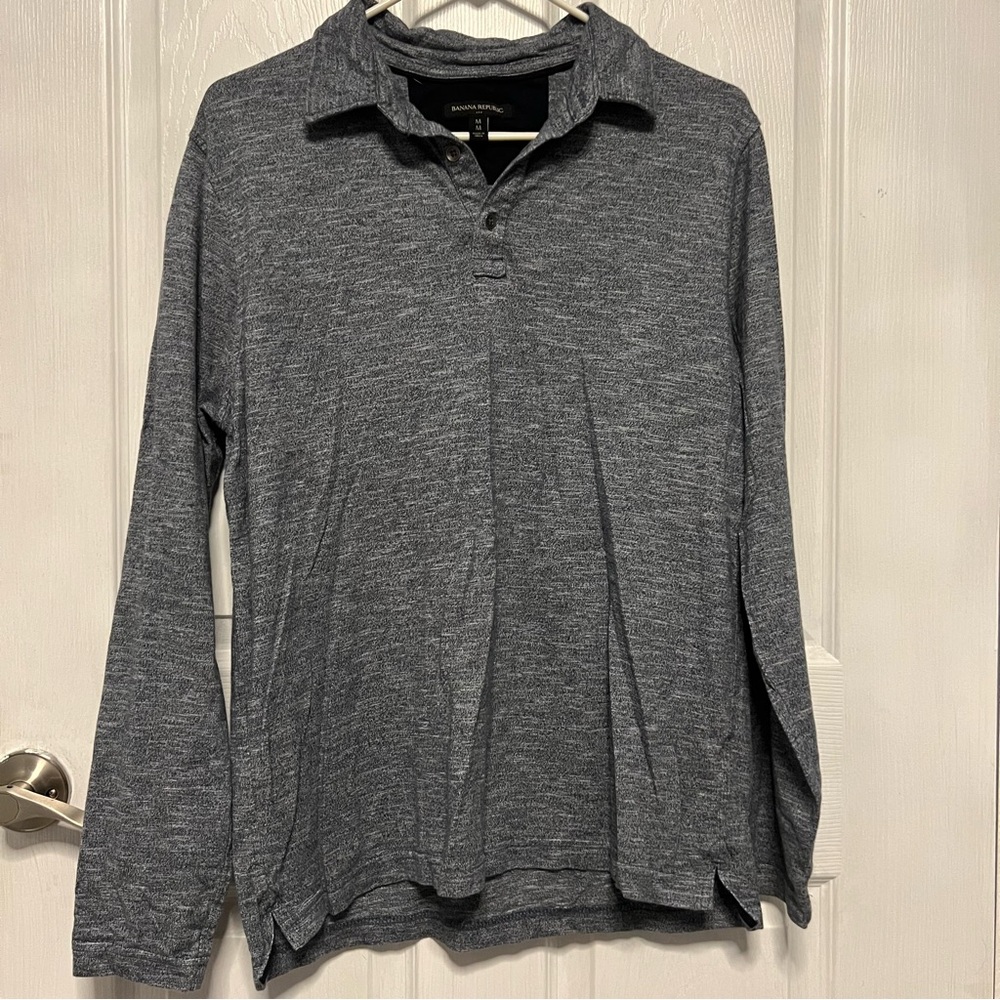 5/$100 Banana Republic Blue/Grey sweater
